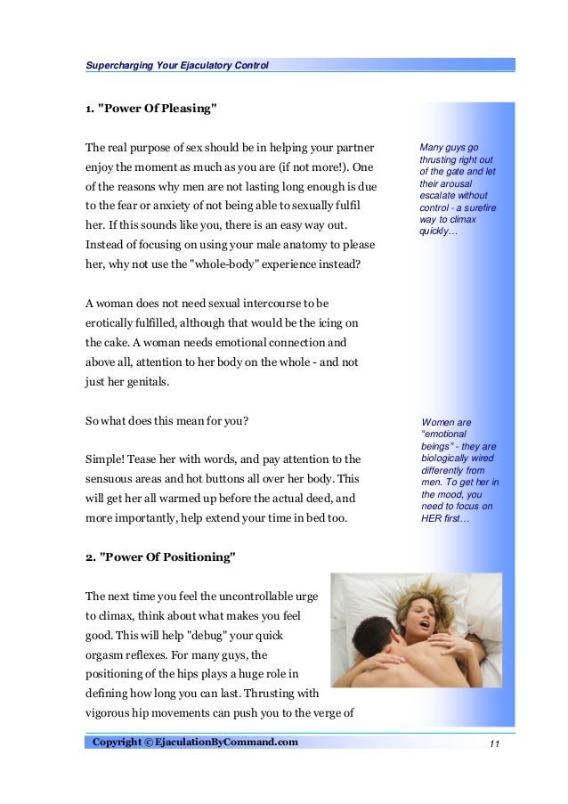 How to last a long time during sex